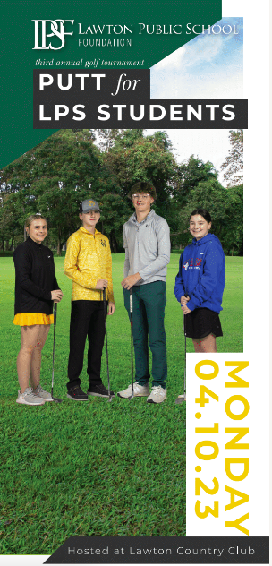 promotional image for second annual golf tournament
